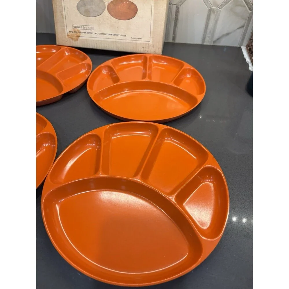 Vintage Plastic Divided 9